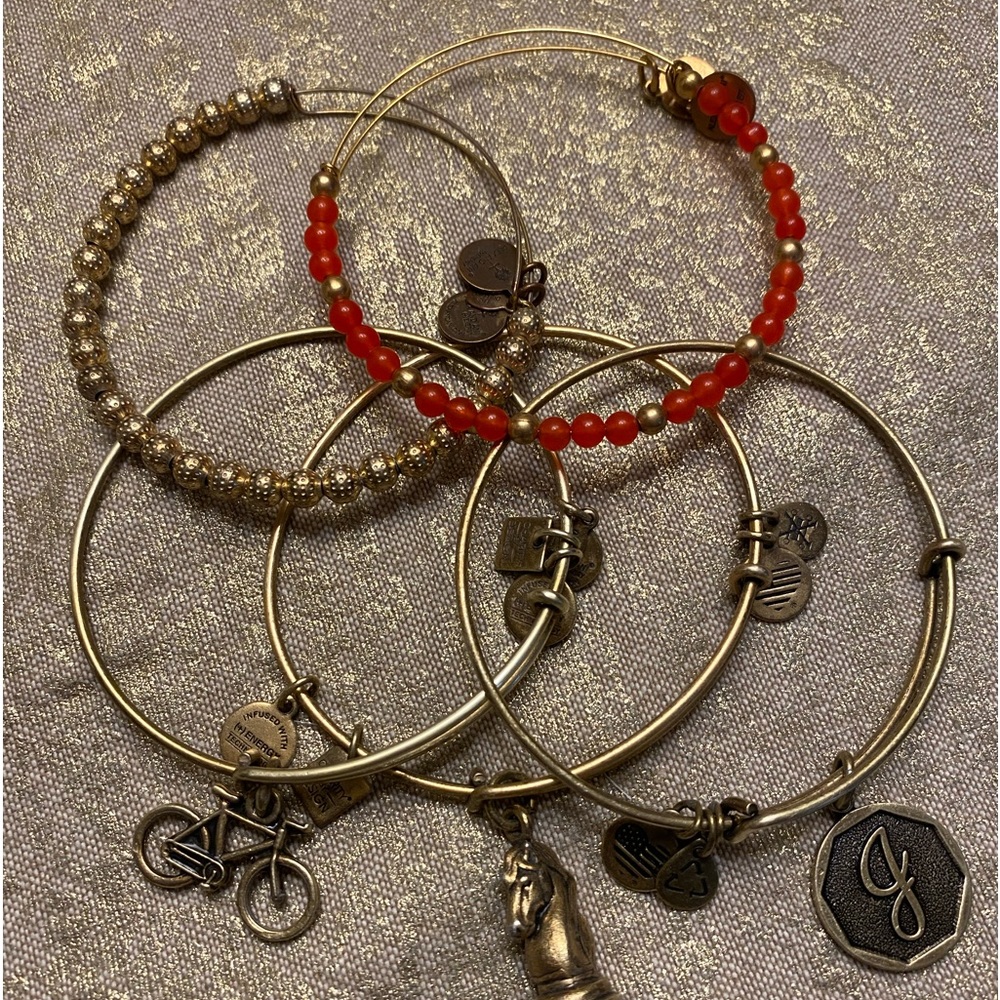 Alex and Ani bangles. Lot of 5.